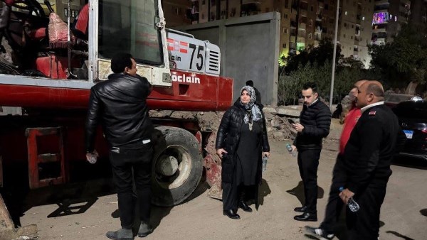 وقف أعمال بناء مخالفة بعين شمس