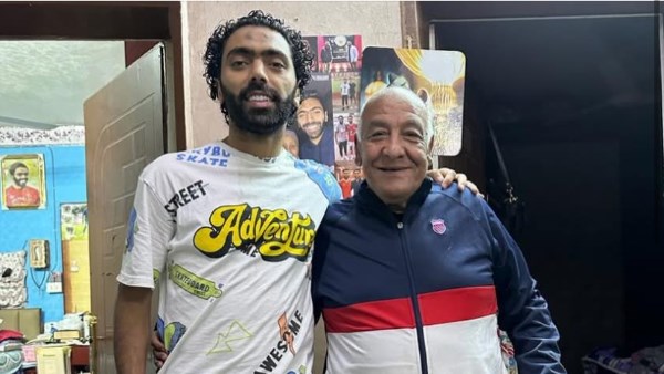 حسين الشحات ووالده