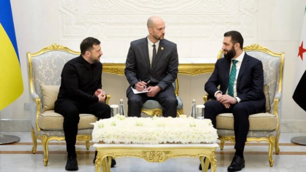 زيلينسكي و أحمد الشرع 