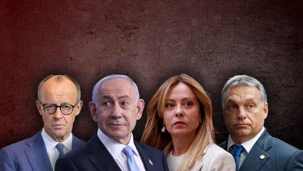 نتنياهو و زعماء أوروبا 