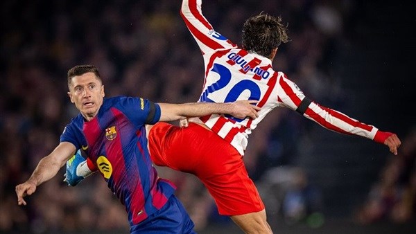 مباراة برشلونة وأتليتكو مدريد