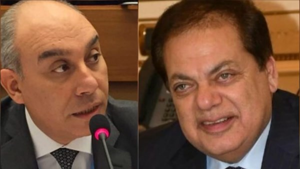 النائب محمد أبو العينين والسفير علاء يوسف 