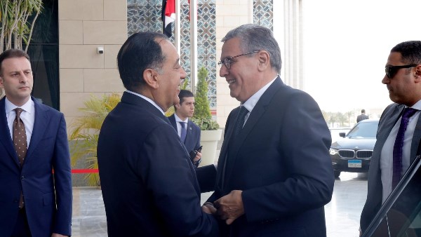 رئيسا وزراء مصر والمغرب 