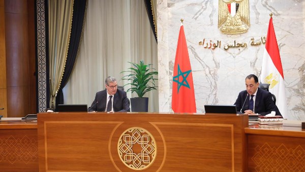 اجتماع اللجنة المغربية المصرية 