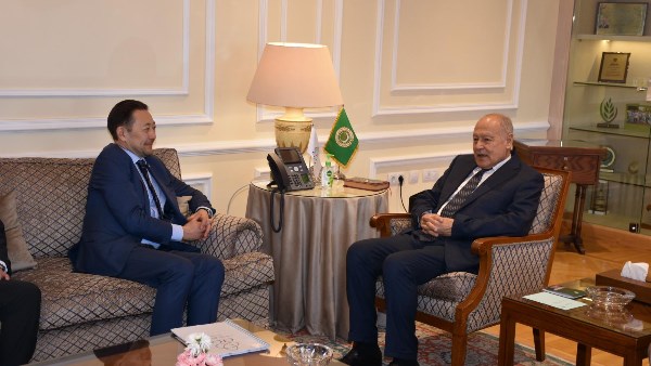 أبو الغيط يستقبل أمين عام مؤتمر التفاعل في آسيا