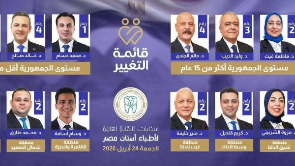 اكتساح قائمة التغيير لانتخابات نقابة أطباء الأسنان