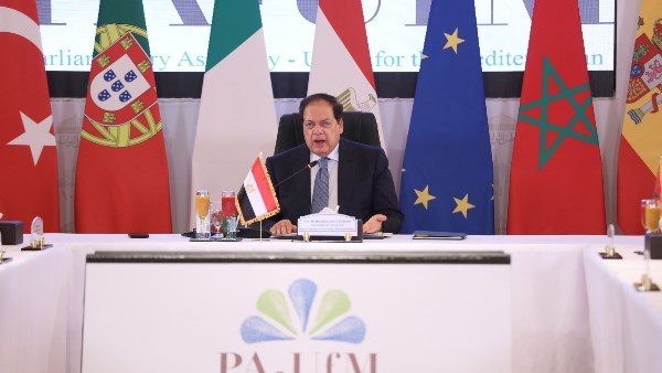 النائب محمد أبو العينين - رئيس برلمان الاتحاد من أجل المتوسط