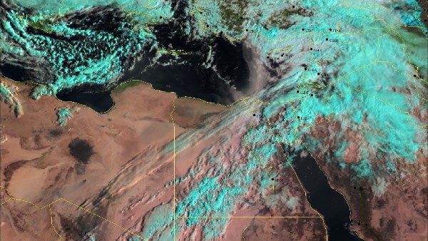 خارطة التقلبات الجوية