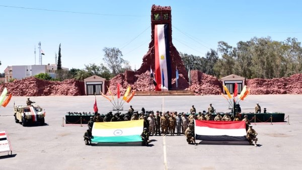 انطلاق فعاليات التدريب المصري الهندي المشترك إعصار4