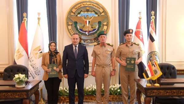 بروتوكول تعاون بين الكلية العسكرية التكنولوجية وأكاديمية البحث العلمى فى دعم وتحفيز الإبتكار 