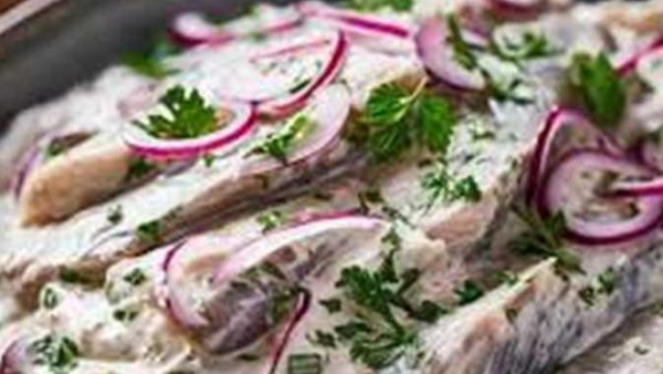 تحضير الرنجة بالطحينة