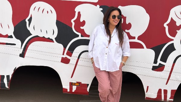 بملابس كاجوال..هند صبرى تخطف الانظار بجمالها 