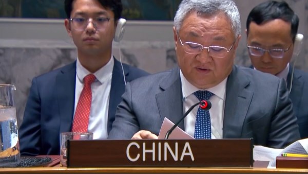 مندوب الصين لدى مجلس الأمن  فو تسونغ