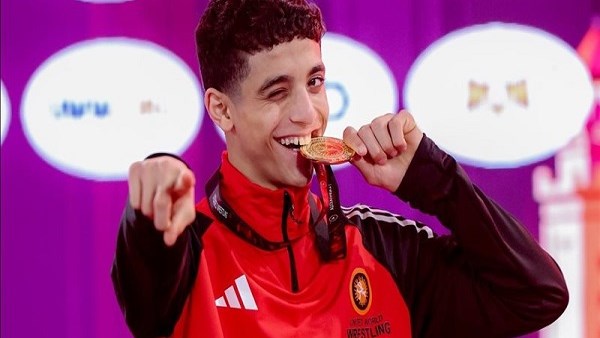 عبد الله حسونة، بطل أفريقيا في المصارعة الرومانية