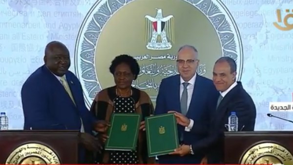 توقيع بيان خاص بالتعاون بين مصر وأوغندا