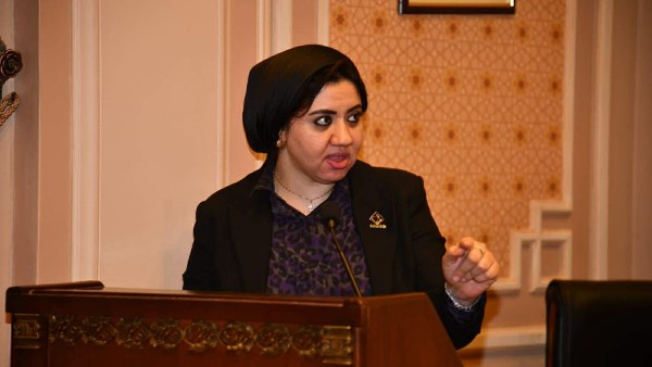 النائبة أميرة صابر عضو مجلس الشيوخ