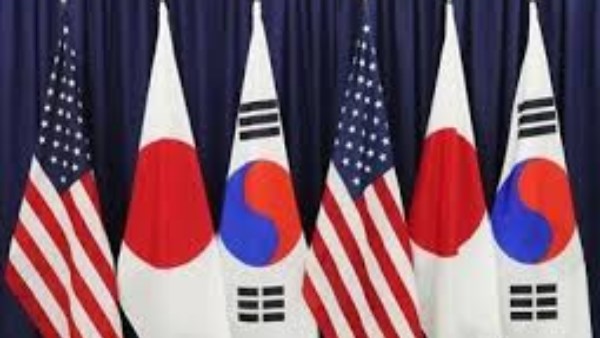 كوريا الجنوبية والولايات المتحدة واليابان
