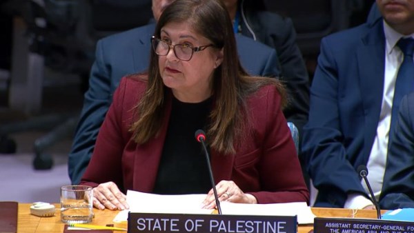  وزيرة خارجية دولة فلسطين