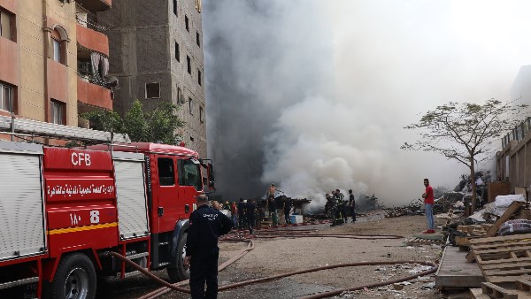 صورة من الحريق 