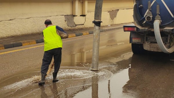 شفط مياه الأمطار 