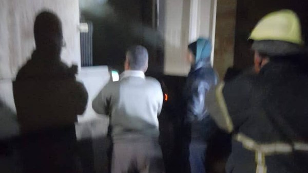 حريق بمحول كهرباء 