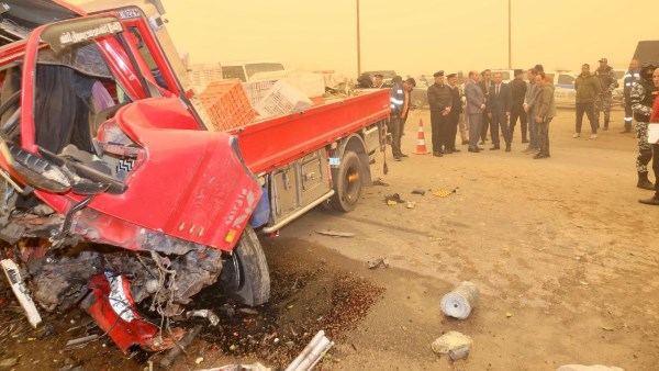 حادث تصادم في المنوفية 