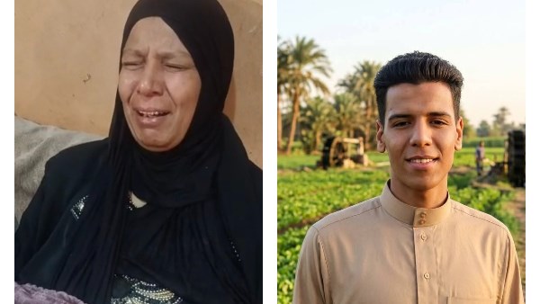 محمد ووالدته 