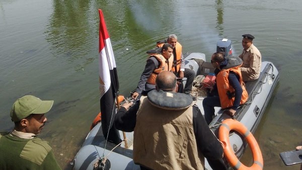 اعمال البحث عن تمساح المنوفية