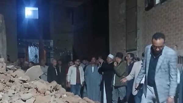 انهيار ضريح في المنوفية
