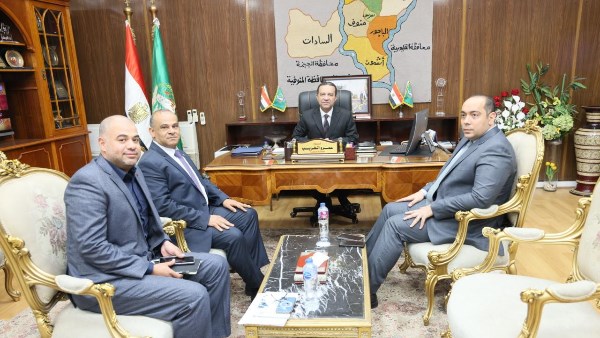 لقاء محافظ المنوفية 