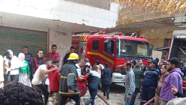 حريق مصنع الزاوية 