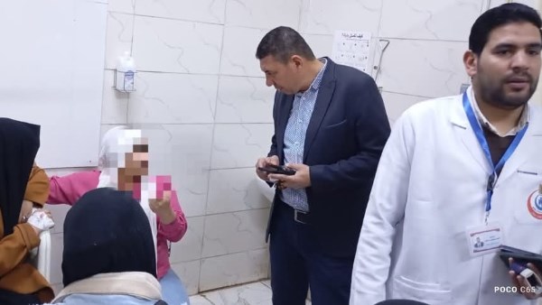 رئيس المدينة يتابع حالة المصابين 