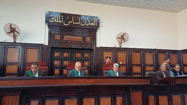 هيئة الدائرة الثالثة بمحكمة جنايات أسيوط 