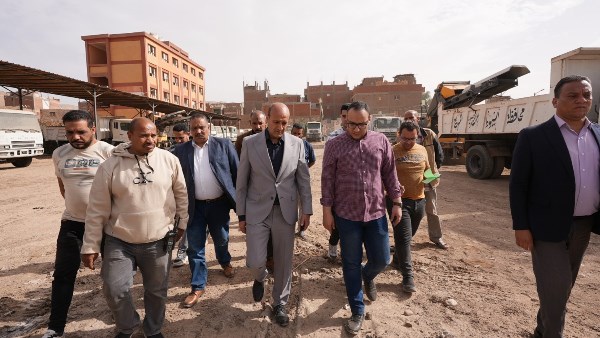 محافظ أسيوط يتفقد وحدة الإنقاذ والتدخل السريع 