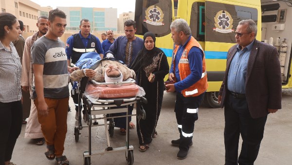 مصابي الحادث بسوهاج