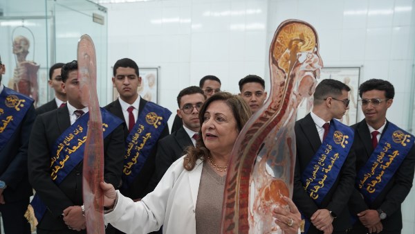 لأول مرة زيارة ميدانية متميزة لطلاب جامعة سوهاج لكلية الطب العسكري