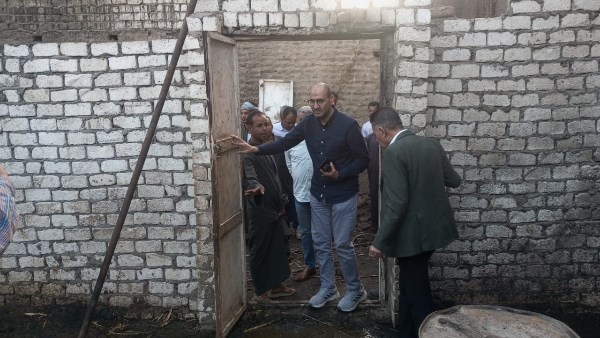 حريق أحواش بقنا