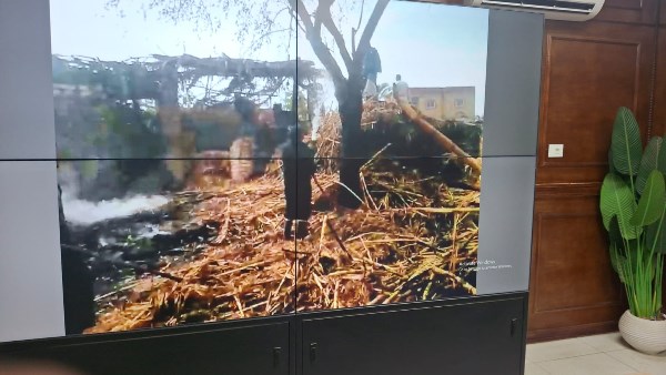 حريق عصارة قصب