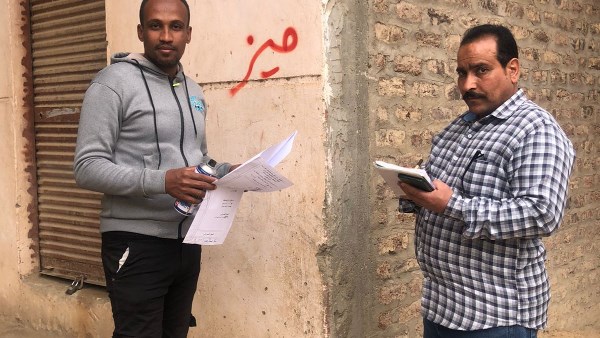 بدء اعمال تحديد نقاط الأحوزة  العمرانية الجديدة لجنوب الأقصر