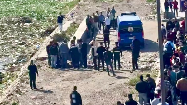 انتشال جثمان من ترعة المحمودية