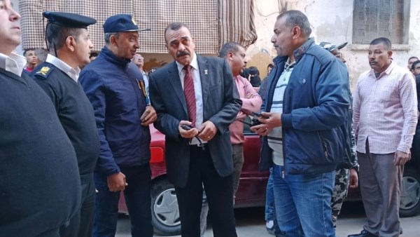 انهيار عقار وسط الإسكندرية