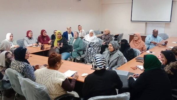 اجتماع بمديرية التضامن بالإسكندرية