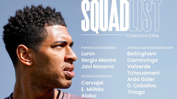 قائمة ريال مدريد لمواجهة ألافيس