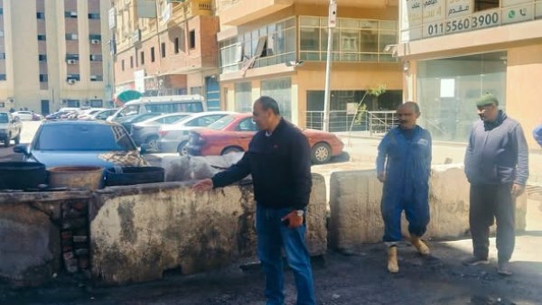 خلال حملة فتح شوارع مدينة مرسي مطروح