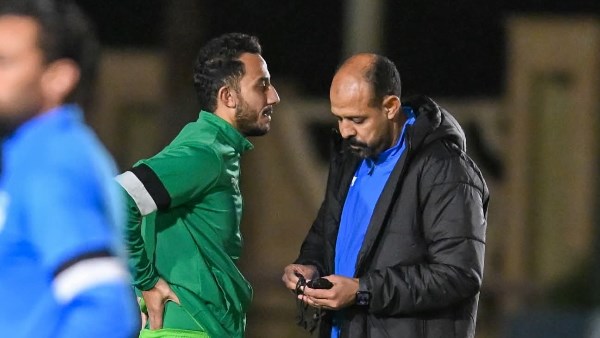 النحاس يقود مران المصري الاول 