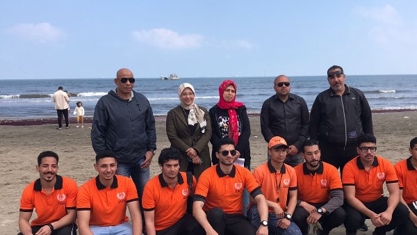 25 منقذ على شاطئ بورسعيد وبورفؤاد خلال أعياد الربيع