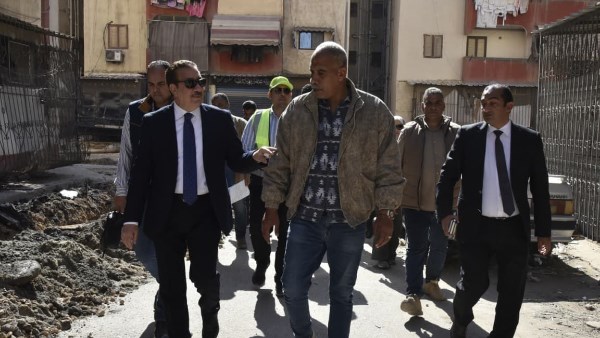 محافظ بورسعيد يتفقد أعمال تطوير ورفع كفاءة منطقة “الإسراء” بحي الضواحي