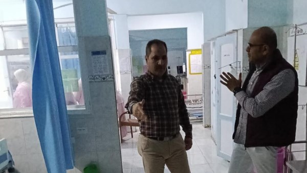 مرور مفاجئ للطب العلاجي بدمياط على مستشفى كفر سعد