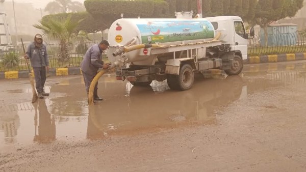 كسح مياه الأمطار 