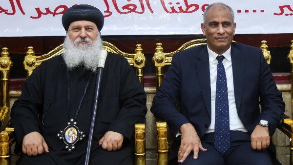 محافظ كفر الشيخ والأنبا ماركوس 